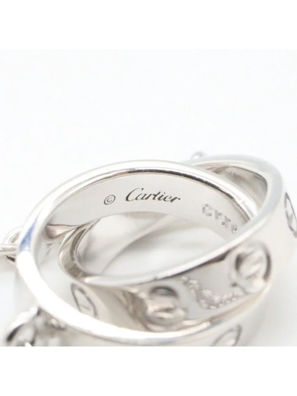 Cartier Baby Love 17 18k White Gold Bracelet